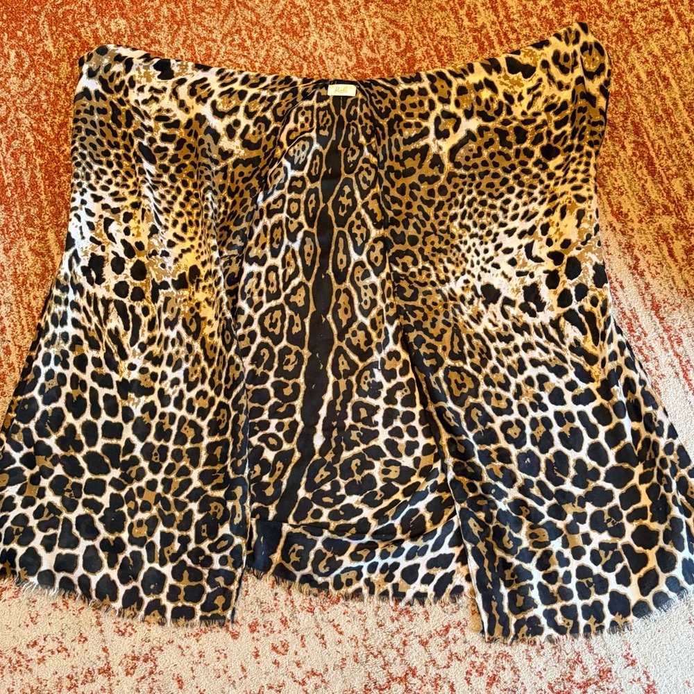 Leopard Print Kimono (O/S)